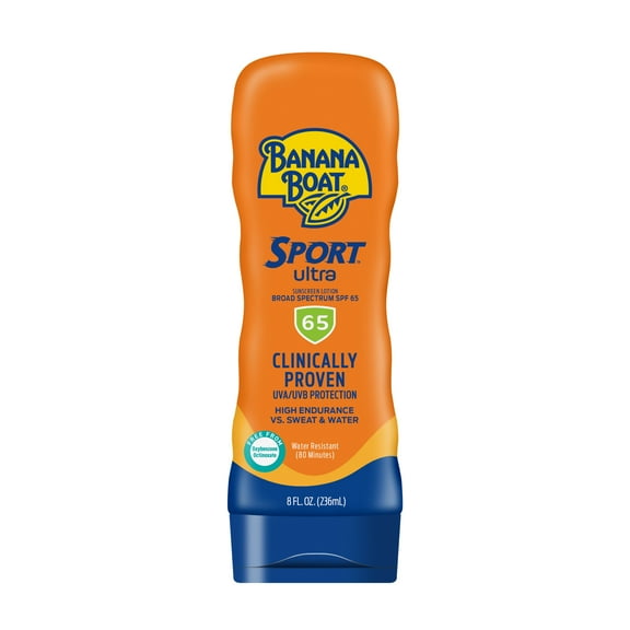 Banana Boat Sport Ultra SPF 65 Sunscreen Lotion, 8oz
