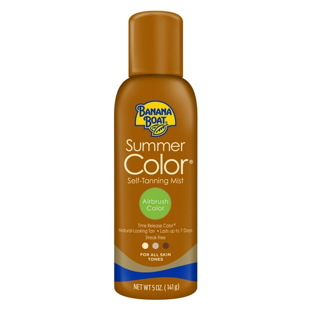 Banana Boat Summer Color Self Tanning Mist, Airbrush, 5 oz
