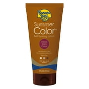 Banana Boat Summer Color Self Tanning Lotion, Dark Self Tanner Lotion, 6 fl oz