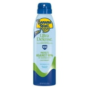 Banana Boat Ultra Defense Clear Sunscreen Spray Spf 100, 6Oz | Lightweight Sunscreen, Banana Boat Spf 100, Water Resistant, 6Oz - Pack Of 1