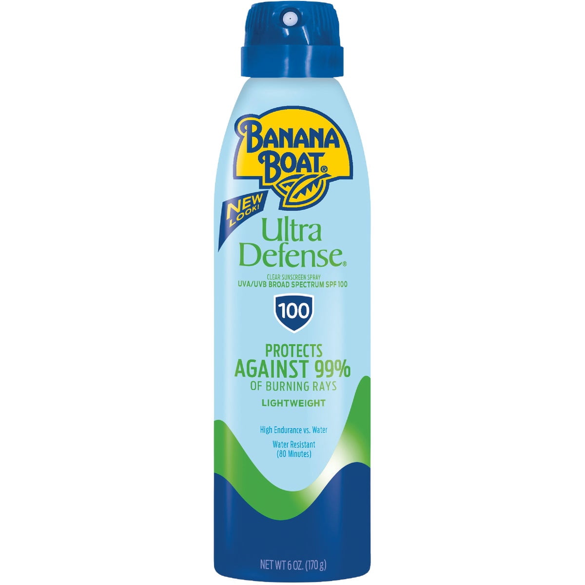 Banana Boat Ultra Defense Max Skin Protect Continuous Spray Sunscreen, SPF 100, 6 fl oz - 2pc