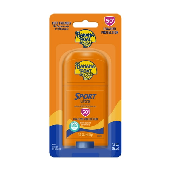 Banana Boat Ultra Sport Sunscreen Stick SPF 50+, 1.5 oz - 2 Pack