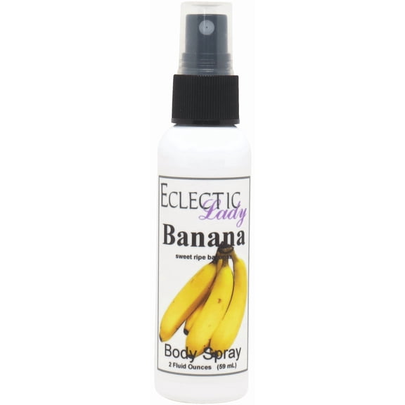 Banana Body Spray, Eclectic Lady, Hydrating Mist, Unisex, 2 oz