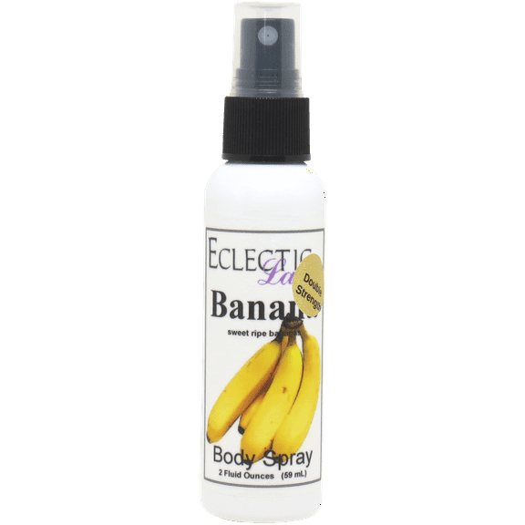Banana Body Spray, Eclectic Lady, Hydrating Mist, Unisex (Double Strength), 2 oz