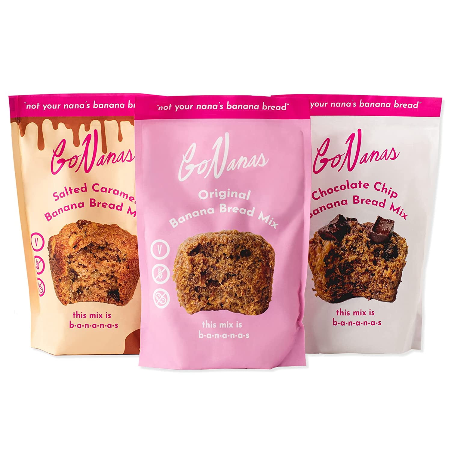 Banana Bread Mix Variety Pack Vegan Gluten Free Healthy Snacks Oat quick-and-easy-blueberry-muffins-recipe-100krecipes