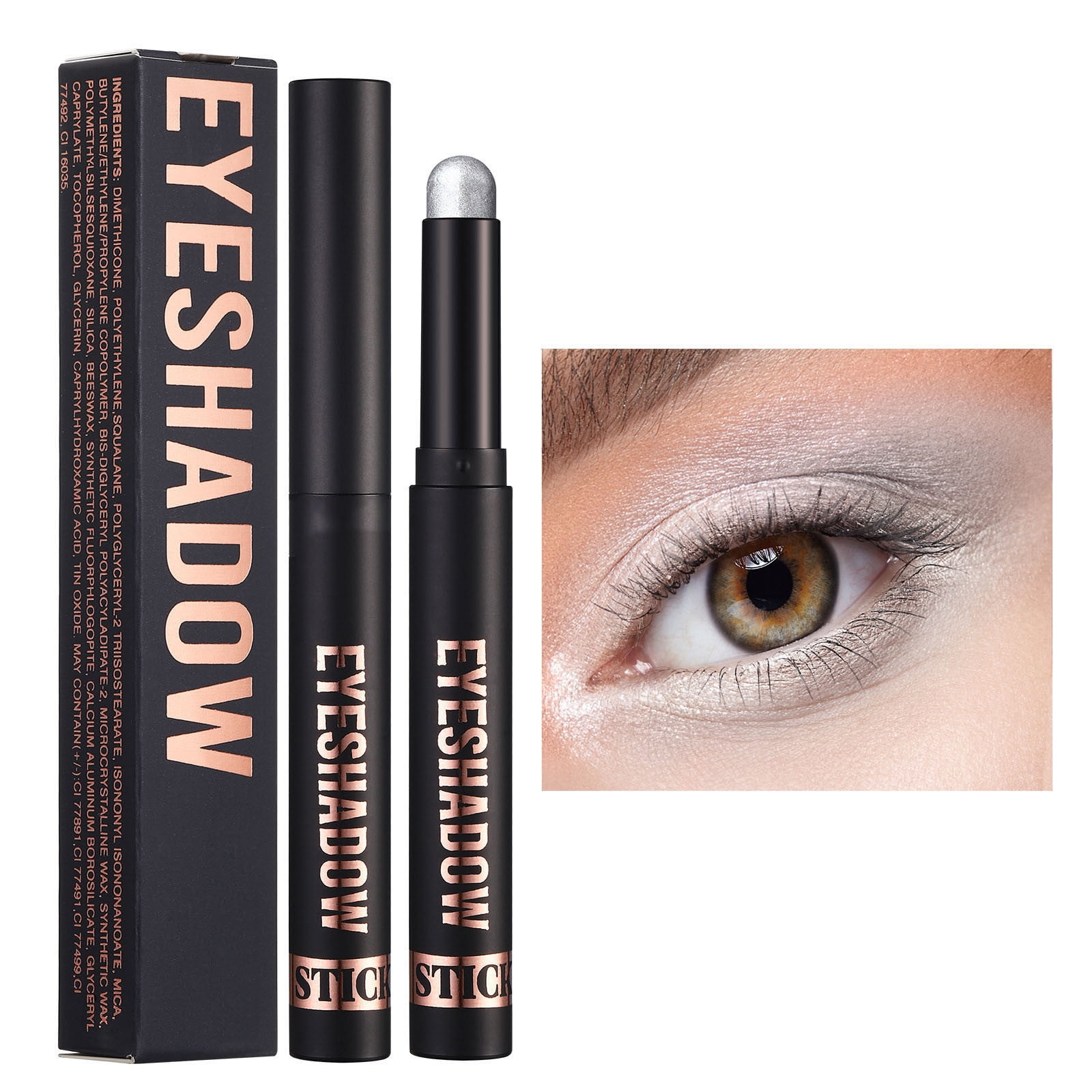 Makeup Kits for Teenagers Eye Shadow Stick for Eyes Eye Brightener Stick Light Highlighter Makeup Facial Wrap Kitty Makeup Roll on Glitter Highlighter Geller Cosmetics Face Highlighter Stick Concealer