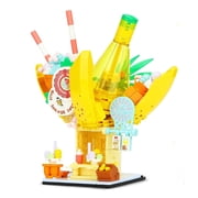 Banana Cabin Ice Cream Shop Building Blocks Set | General Jims Toys & Bricks | GJ-BC