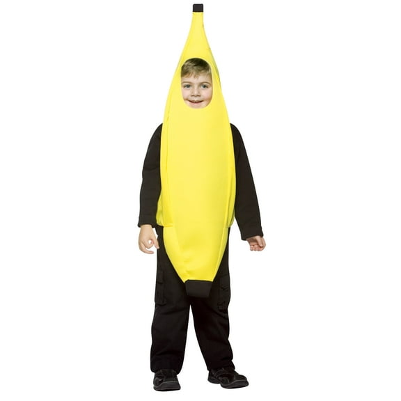Banana Child Halloween Party Costume, Boys and Girls, Child Size 4-6x