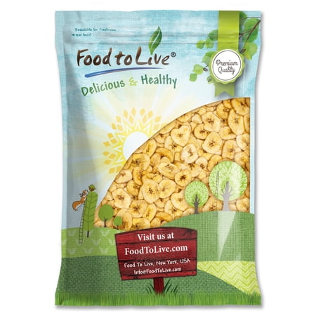 Banana Chips, 4.5 Pounds - Kosher, Vegan - by Food to Live
