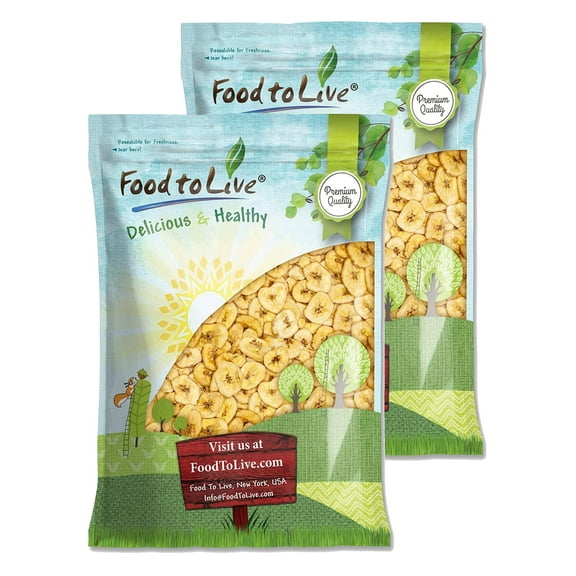 Banana Chips, 9 Pounds - Kosher, Vegan - by Food to Live
