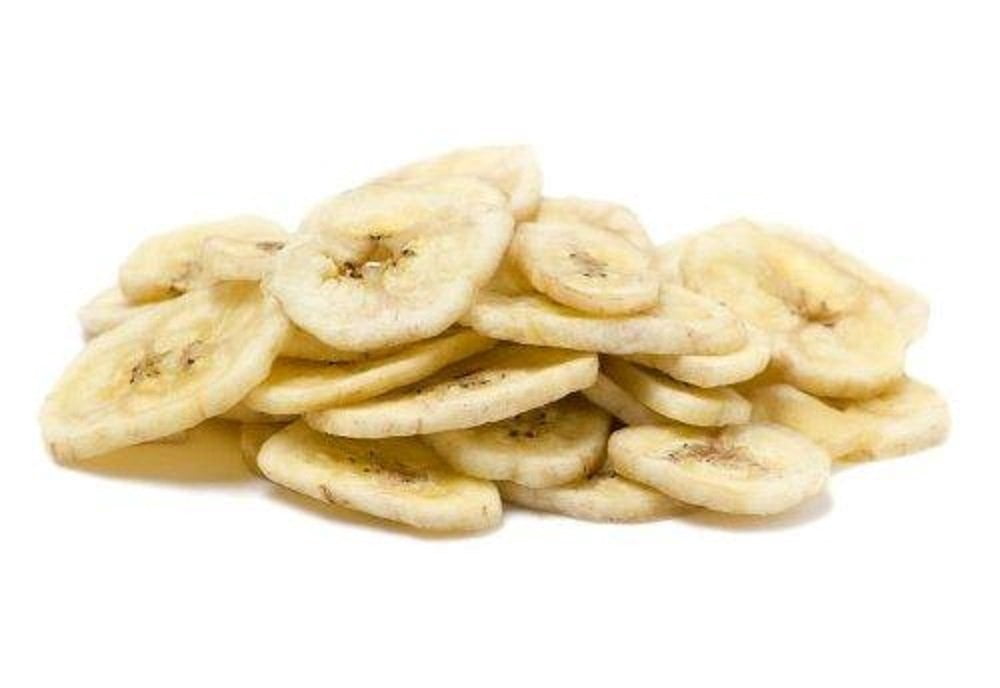 Banana Chips Dried Sweetened by Its Delish, 10 lbs