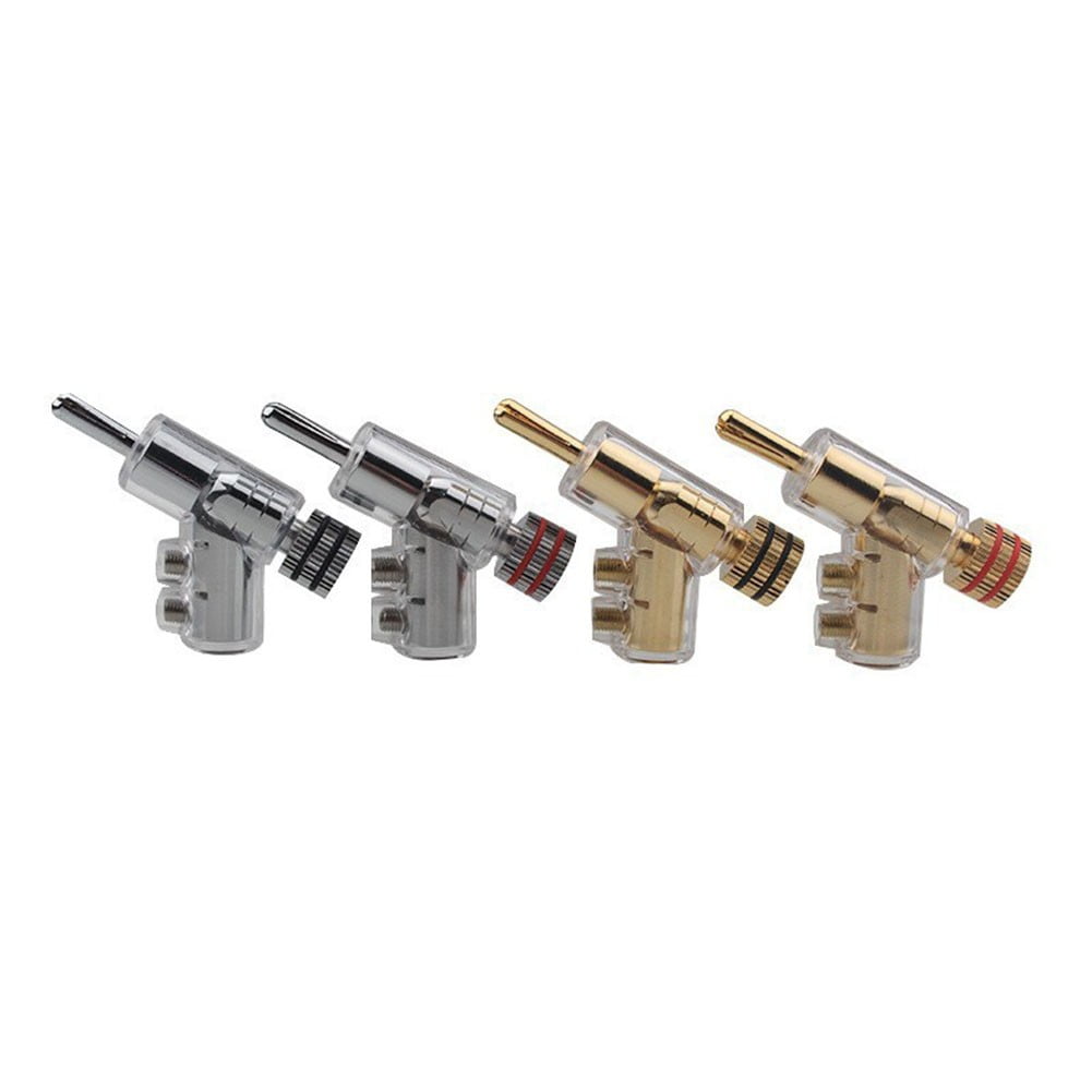 Banana Connector Speaker Cable Plated Closed For DIY Speaker Wire Banana connector speaker cable plated closed for diy speaker wire