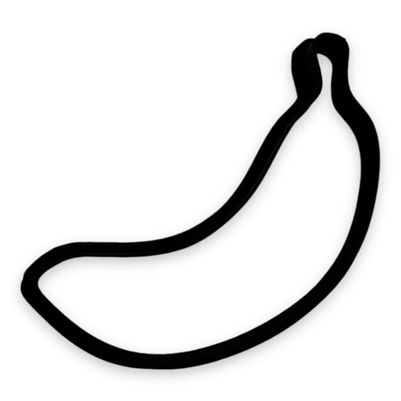 Banana Cookie Cutter with Easy Push Design