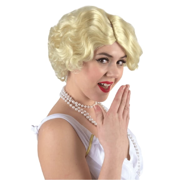 Banana Costumes A-04-002-001 Wavy Marilyn Wig, Blonde