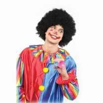 HPO Wig Black Halloween Costume, Adjustable for Adult