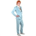 thumbnail image 1 of Blue 70's Rock Star Classic Adult Men Halloween Costume - Large, 1 of 4