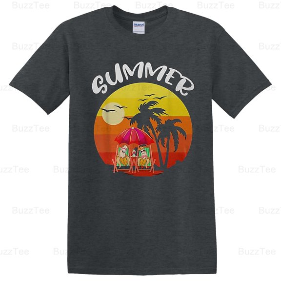 Banana Couple Palm Tree Summer Vacation Hawaiian Lover Tropical Fun T-Shirt Unisex, up to 5XL