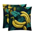 thumbnail image 1 of Banana Covers - Set of 2 Throw Pillow Covers with Unique Patterns for Living Room Decor - Available in 16x16, 18x18, and 20x20 Inches Throw Pillows for All Occasions, 1 of 6