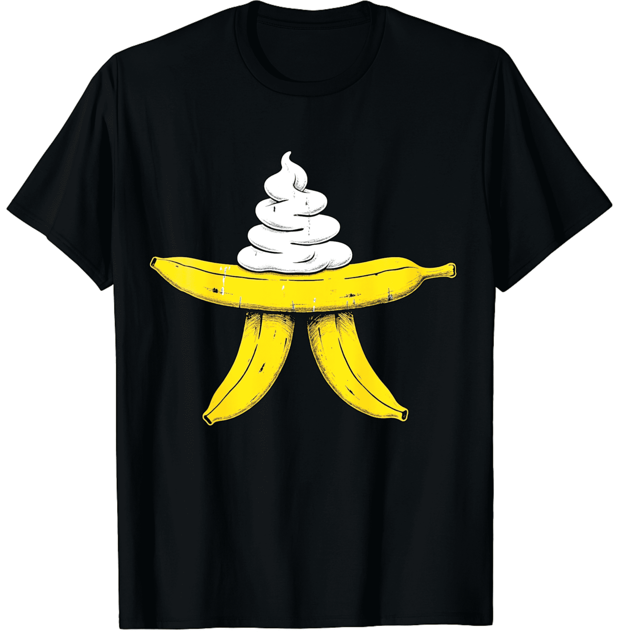 Banana Cream Pie Pi Day Math Geek Student Funny Men Women Short Sleeve ...
