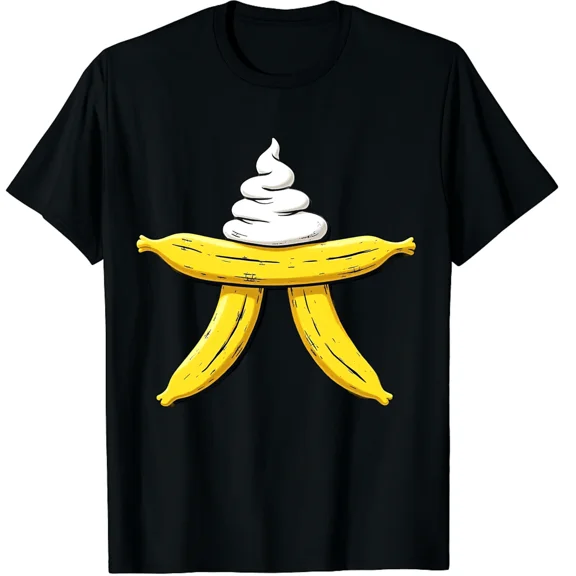 Banana Cream Pie Pi Day Math Geek Student Funny Men Women Short Sleeve Graphic T-Shirt