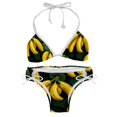 thumbnail image 1 of Banana Detachable Sponge Adjustable Strap Bikini Set Two-Pack Swim Suits for WomenToolStrip with applicable scenes, 1 of 6