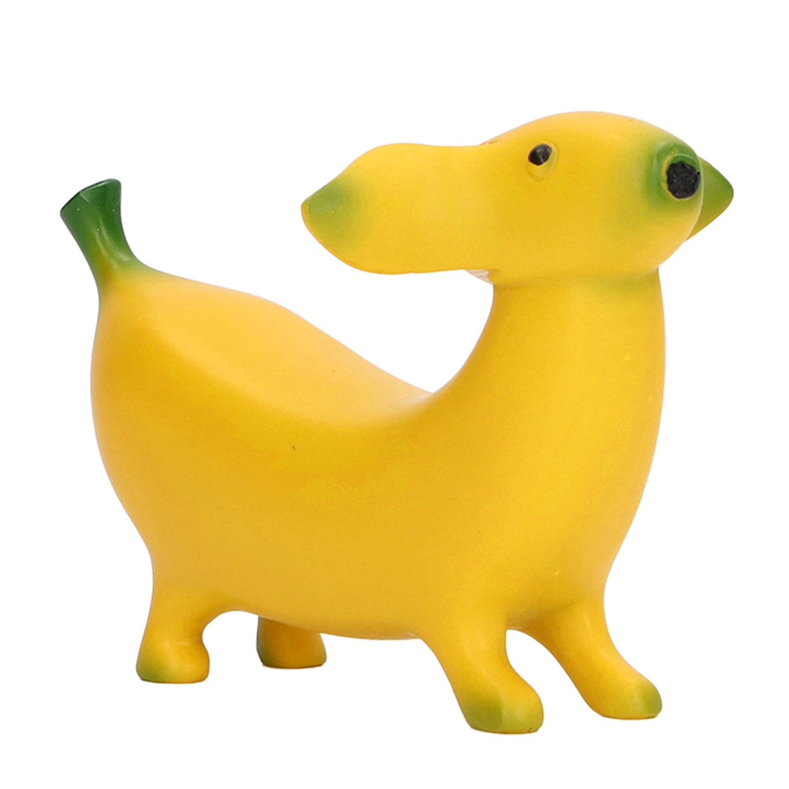 Banana Dog Figurine, Resin Banana Dog Statue Ornament, Garden Art