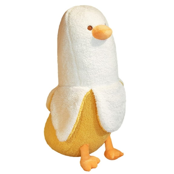 BOBO Banana Duck Plush Toy, Banana Duck Stuffed Animals Doll Cute Plushie Hugging Plush Pillow Gift for Girls and Boys