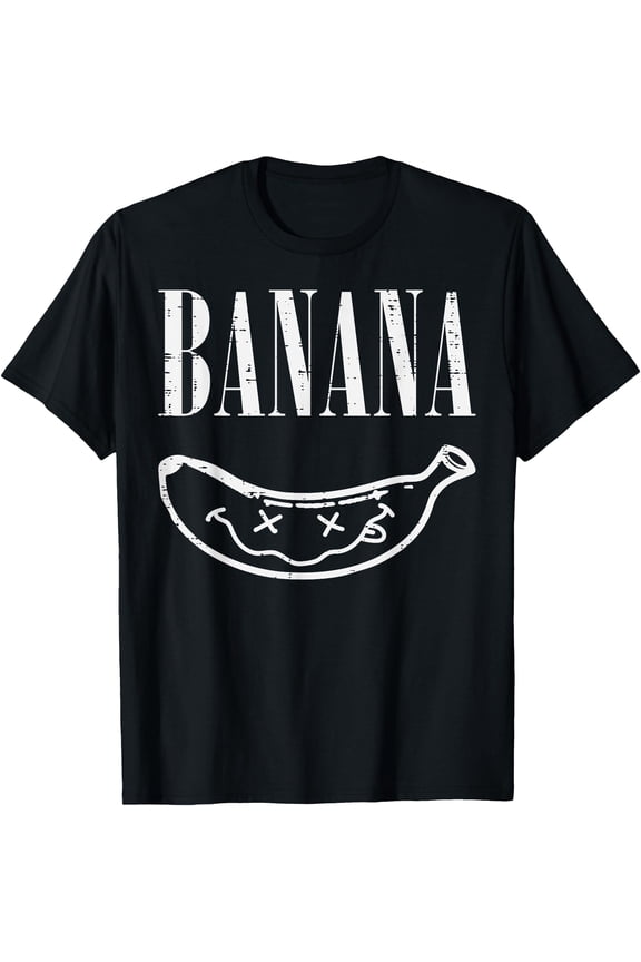 Banana Face Funny Tropical Fruit Meme Art Men Women Kids T-Shirt, Unisex T-Shirt