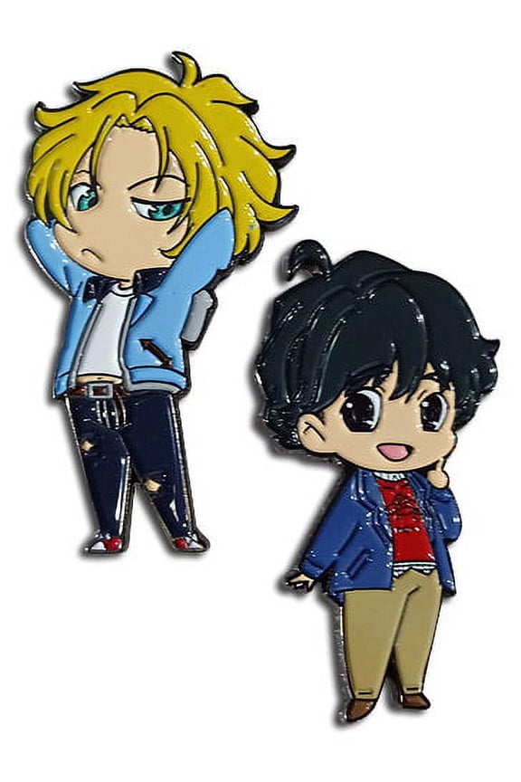 Banana Fish Ash & Eiji Metal Anime Pin Set GE-50826
