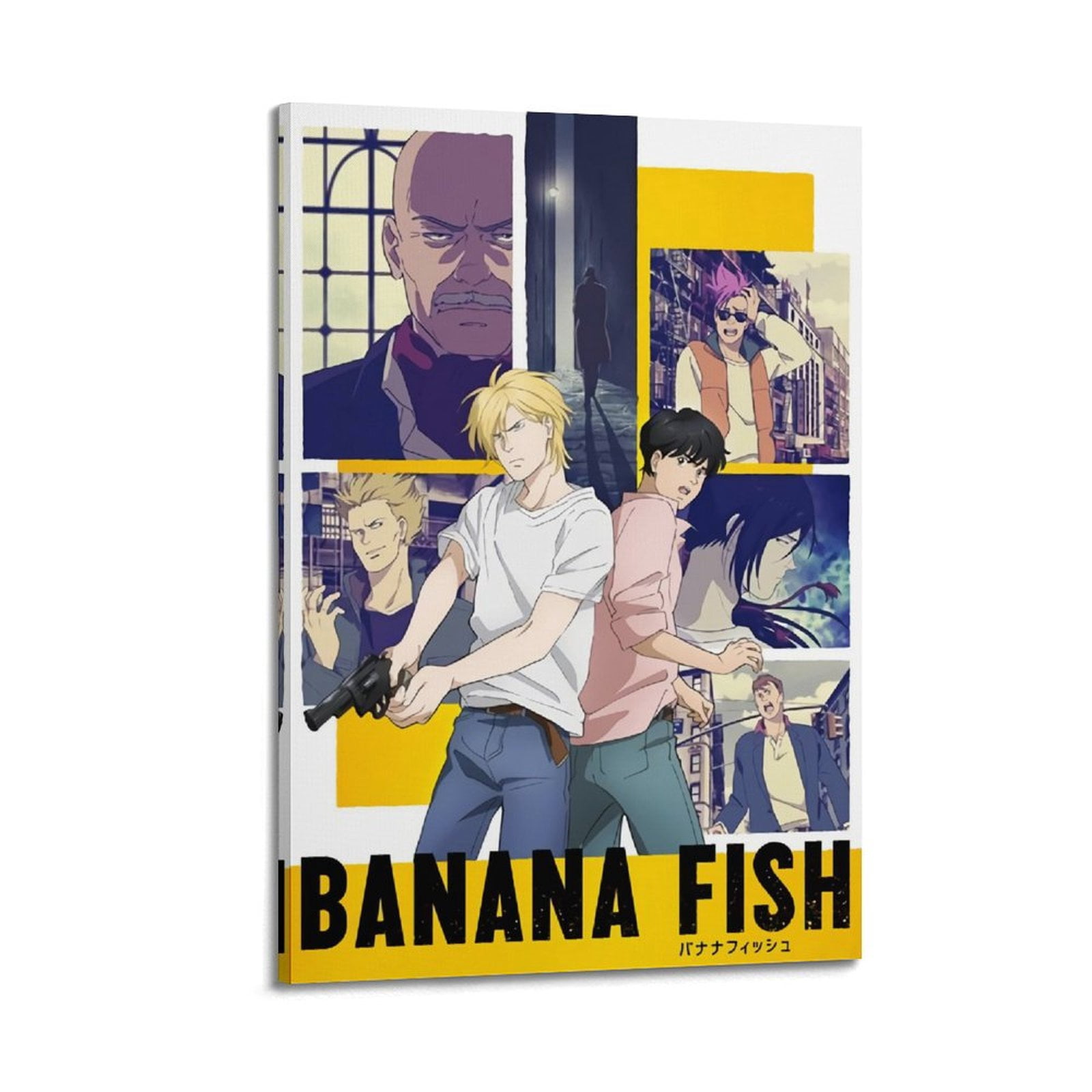 Banana Fish Poster Wall Art Canvas Aesthetic Music And Movies ...
