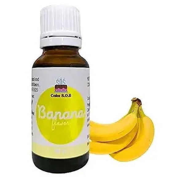 Cake S.O.S Banana Liquid Flavoring, 0.68 fl oz (20 ml)
