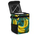 thumbnail image 1 of Banana Foldable Car Trash Bin with Lid, Leak-proof Hanging Storage Bag - Mini Trash Can for Car, 1 of 6