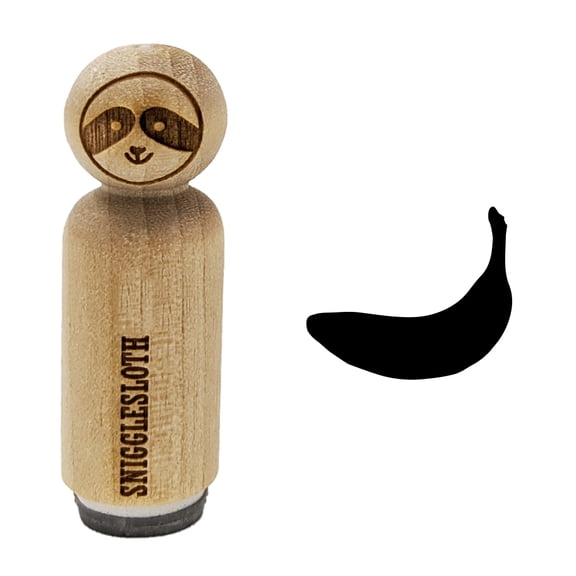 Banana Fruit Rubber Stamp for Scrapbooking Crafting Stamping - Mini 1/2 Inch