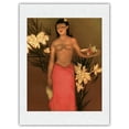 thumbnail image 1 of Banana Girl - Hawaii - Honolulu-Star Bulletin - Vintage Color Aquatint Etching by John Melville Kelly c.1951 - Japanese Unryu Rice Paper Art Print 24 x 32 in, 1 of 4