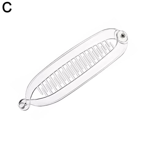 Banana Hair Clip Barley Twist Comb Clamp Grip Slide Banana Fish xp 15CM M3V4