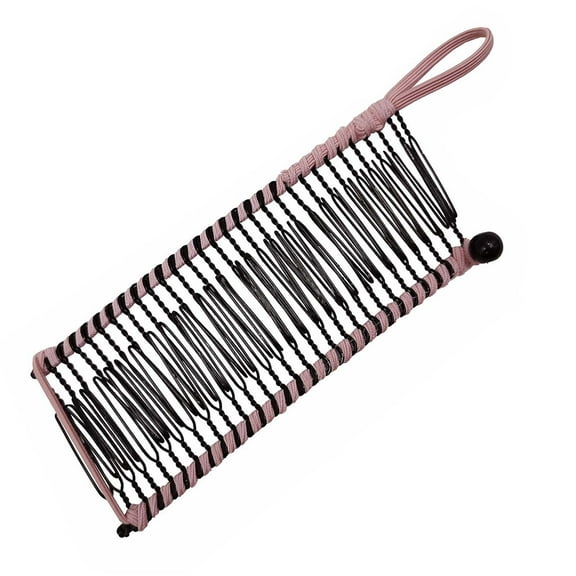 Banana Hair Twister - 30-Teeth Fashionable Comb, Flexible Grip - No Hairline Marks, Suitable for Thin/Thick Hair - Create High/Low Ponytails, for Women/Girls, Daily/Party Use