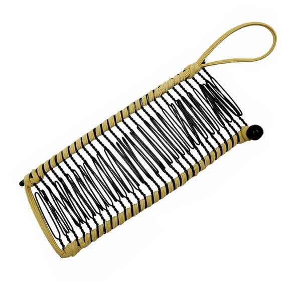 Banana Hair Twister - 30-Teeth Fashionable Comb, Flexible Grip - No Hairline Marks, Suitable for Thin/Thick Hair - Create High/Low Ponytails, for Women/Girls, Daily/Party Use