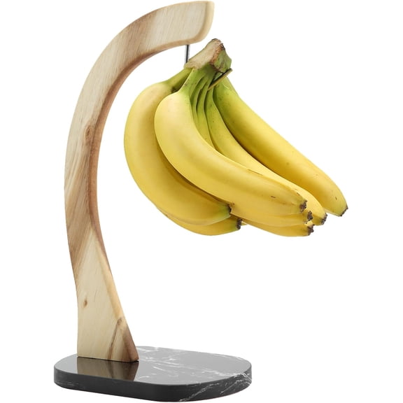 Banana Hanger black Marble Base,Modern Banana Holder Tree Stand for kitchen home None Slip Banana Rack Banana holder stand