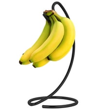 SUNNEE Banana Hanger Stainless Steel Banana Hanging Bracket Flat Wire Banana Holder Tree Stand (silvery