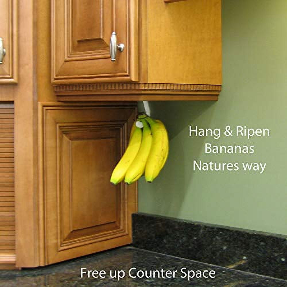 Banana Hook Hanger (2 Pack) for Hanging Bananas Under a to