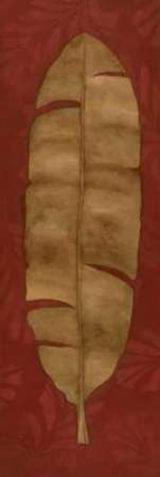 Banana Leaf Canvas Art - Stephanie Marrott (8 x 24)