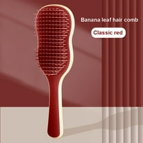 Banana Leaf Hair Brush Long Hair Detangler Massage Comb Air Cushion Styling Tool for Women Smooth Shine Household