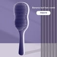 thumbnail image 1 of Banana Leaf Long Hair Shape Air Cushion Comb for Women Household Massage Styling Detangling Gentle Scalp Care, 1 of 5