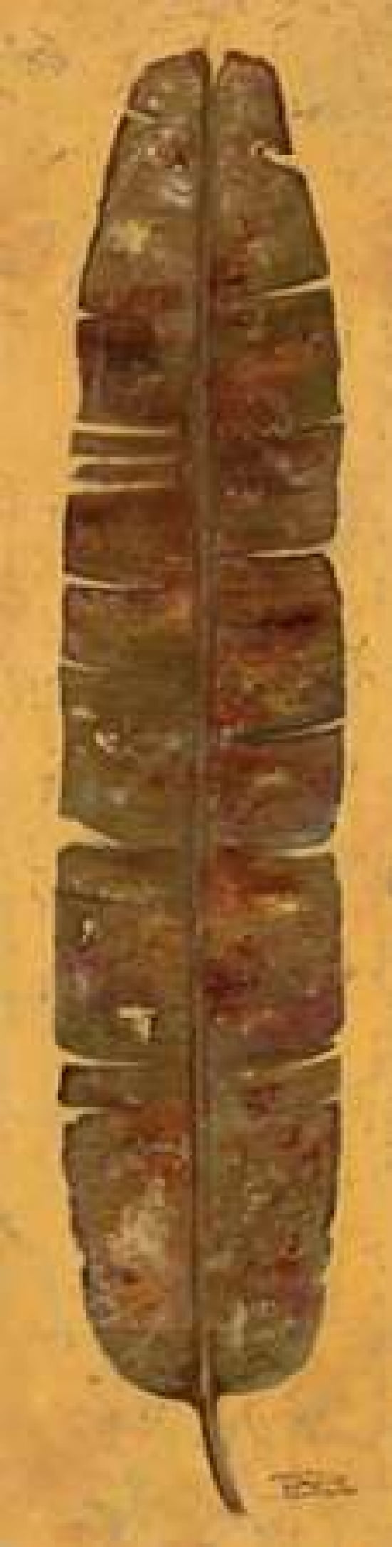 Banana Leaf I Canvas Art - Patricia Pinto (8 x 24)