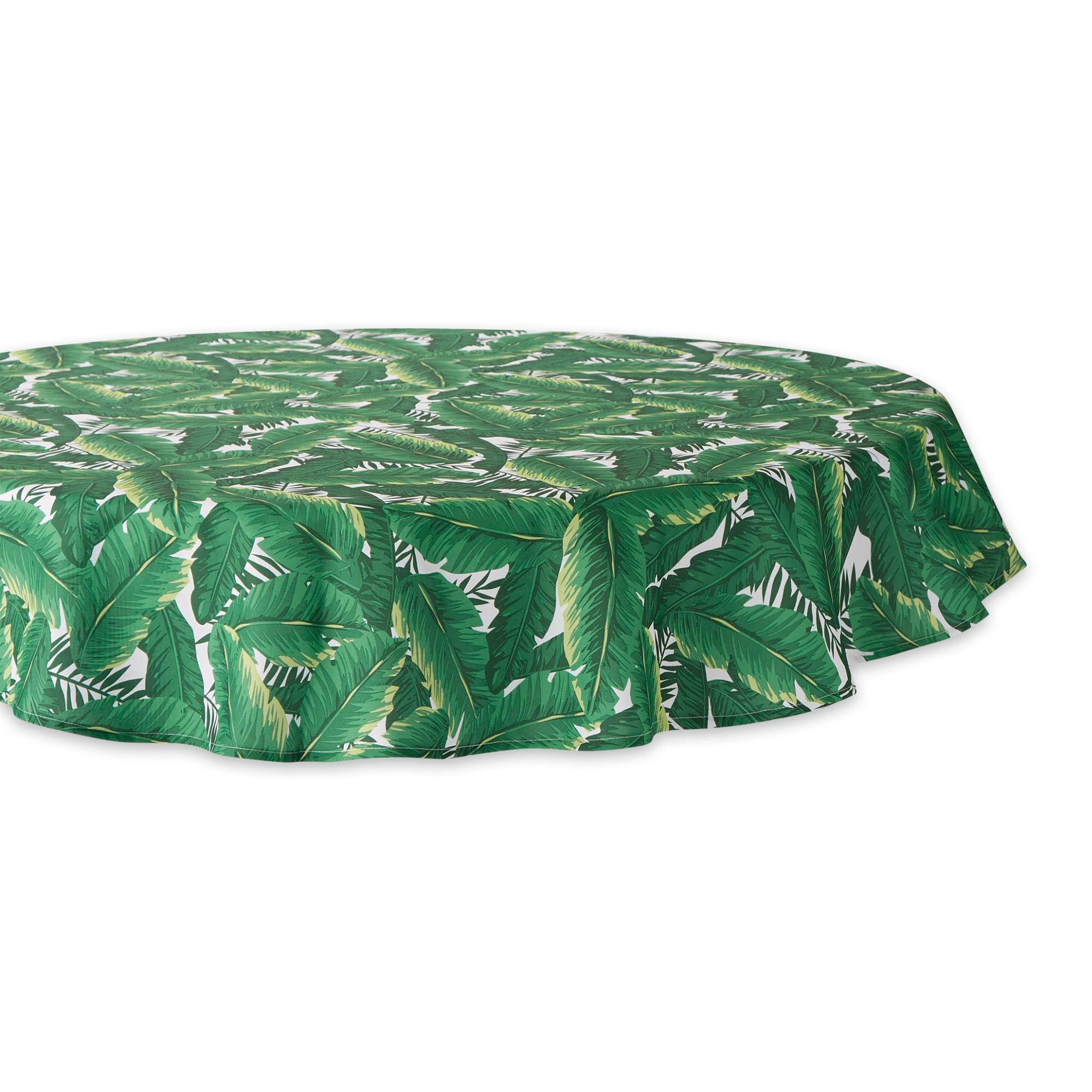 Banana Leaf Outdoor Tablecloth 60 Round - Walmart.com