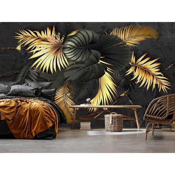 Banana Leaf Plant Wall Mural Wallpaper for Bedroom x x H)