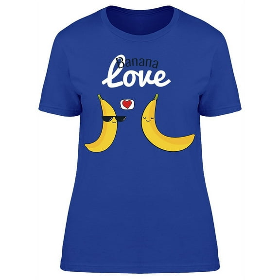 Banana Love T-Shirt Women -Image by Shutterstock, Female Medium