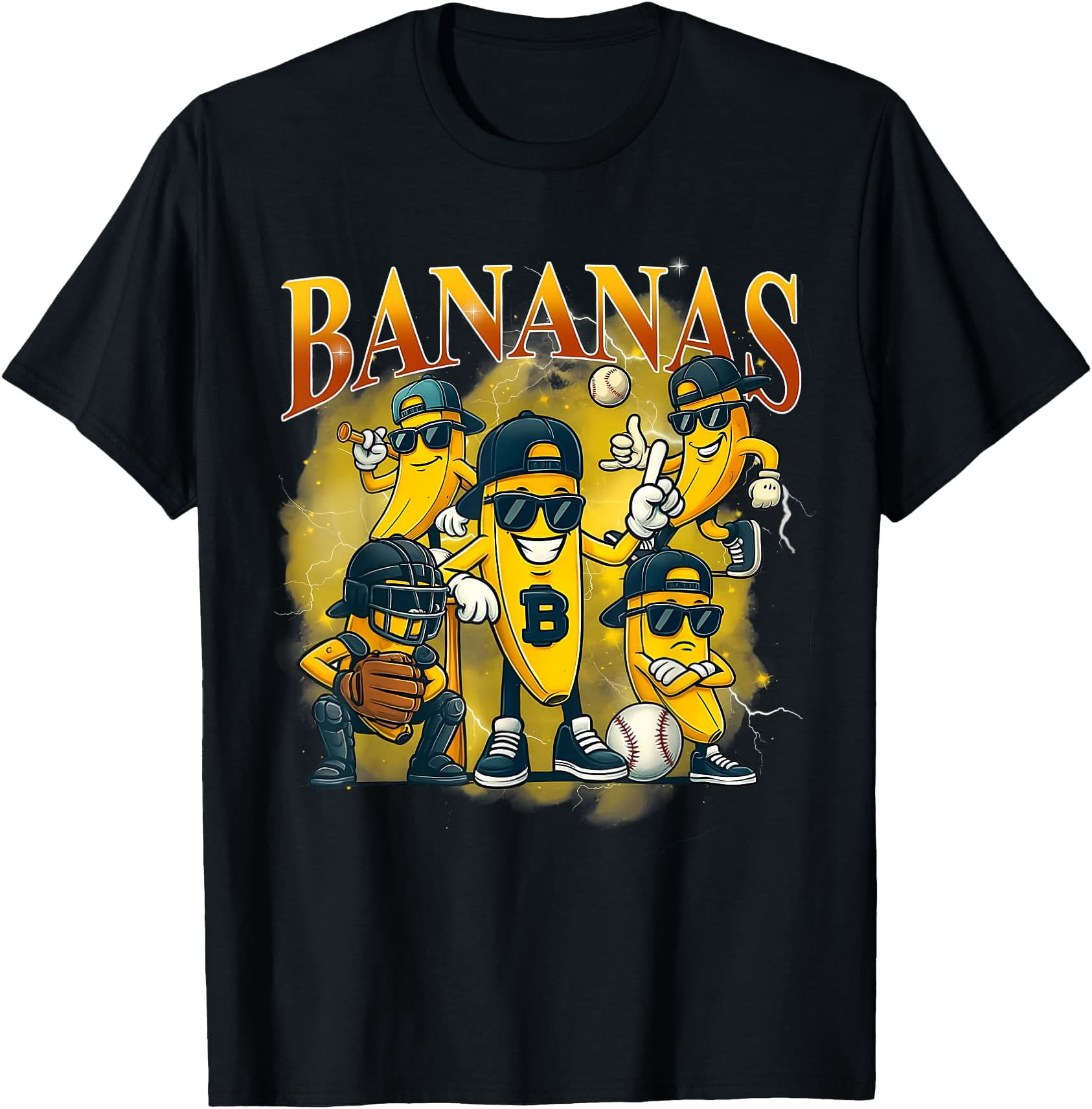 Banana Lovers Bootleg Bananas Boys T-Shirt - Walmart.com