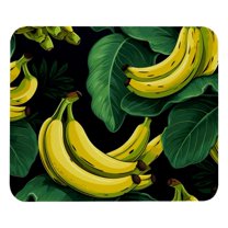 Banana Mouse Pad for Laptop Wireless Mouse Home Office Travel, Portable & Washable