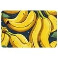 thumbnail image 1 of Banana Non-Slip Machine Washable Polyester Kitchen Mat Indoor Rug Kitchen Rug, 1 of 6